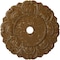 Ekena Millwork Angel Medallion (Canopies up to 15 3/4"), 32 1/4"OD x 3 5/8"ID x 1 1/8"P, Smokey Topaz Crackle CM32ANSTC - alternate 1